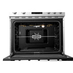 Lanbo 30 inch 5.9 CU.ft. Freestanding Electric Convection Range with Air Fry and Rotisserie, Electric cord or plug is not included