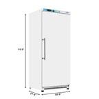 12 Cu. ft. Commercial Reach in Freezer in White Manual Defrost (KM-FMD12WH)