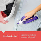 Black + Decker - Cordless Iron with Non-Stick Sole, Purple