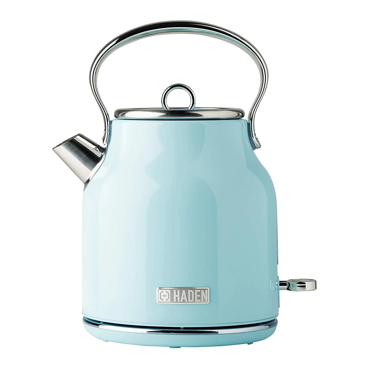 Open Box Haden Heritage 1.7L Stainless Steel Electric Water Kettle, Turquoise