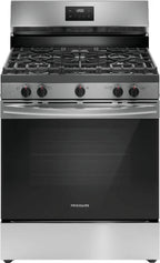 Frigidaire FCRG3052BS 30" Gas Range, Stainless Steel