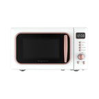 Frigidaire 0.7 Cu. Ft. Retro Countertop Microwave Oven, Black and Gold