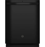 GE Top Control with Plastic Interior Dishwasher Sanitize Cycle & Dry Boost - GDT630PGRBB