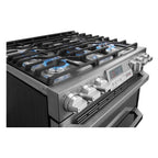 LG LUTD4919SN 7.3 Cu. Ft. Dual Fuel - Double Oven Range with ProBake Convection