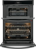 Frigidaire Gallery GCWM3067AD 30 inch Black Stainless Wall Oven and Microwave Combination