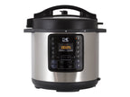 Kalorik 6 Quart 10-in-1 Multi Use Pressure Cooker, Stainless Steel