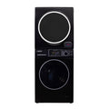 Equator 110V 1.6 cf Washer w/ Pet Cycle & 110V 3.5cf Vented Digital Sensor Dryer in Black
