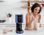 Restored Ninja NC301 CREAMi Ice Cream Maker, for Gelato, Mix-ins, Milkshakes, Sorbet, Smoothie Bowls & More - Navy Blue (Refurbished)
