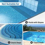 2025 Upgrade Cordless Robotic Pool Cleaner with 5000mah Big Battery, 120-Min Runime, Two Adjustable Path Planning Methods, Ideal Pool Vacuum Robot for Above-Ground Pool