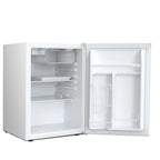 WAA 2.6 Cu.Ft Mini Fridge with Freezer, Single Door Compact Refrigerator BLACK