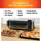 Restored Ninja SP101SI Foodi 8-in-1 Digital Air Fry, Large Toaster Oven Steel (Refurbished)