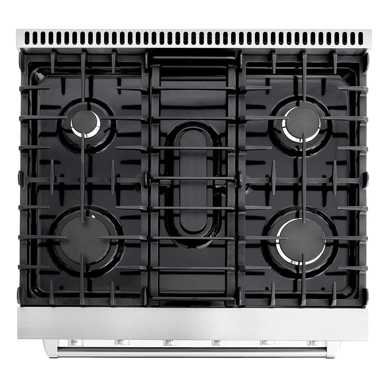 Cosmo 30 Inch 4.5 Cubic Foot Gas Range Convection Oven with 5 Italian Burners