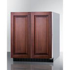 30 Inches wide undercounter frost-free side-by-side refrigerator-freezer with panel-ready doors