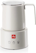 illy Electric Milk Frother- Black & Stainless Steel