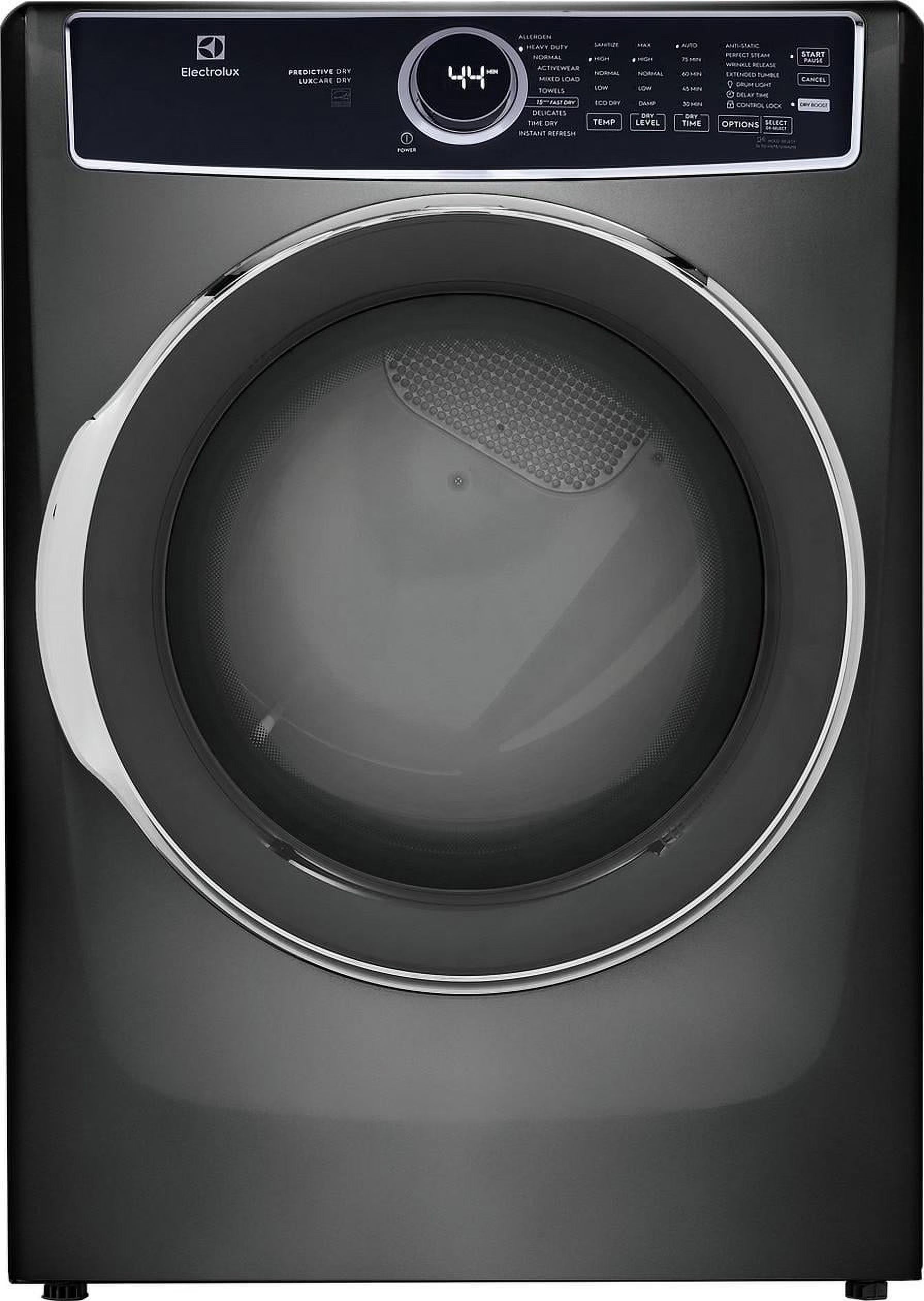 Electrolux ELFE7537AT 8.0 Cu. Ft. Stackable Electric Dryer with Steam and LuxCare Dry System - Titanium