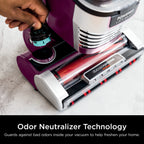 Shark Upright Vacuum, Stratos, Pet Friendly, Bagless, Ultra Powerful Suction, Hard Floor and Carpet, DuoClean PowerFins HairPro, Self-Cleaning Brushroll, Odor Neutralizer Technology, AZ3000, Burgundy