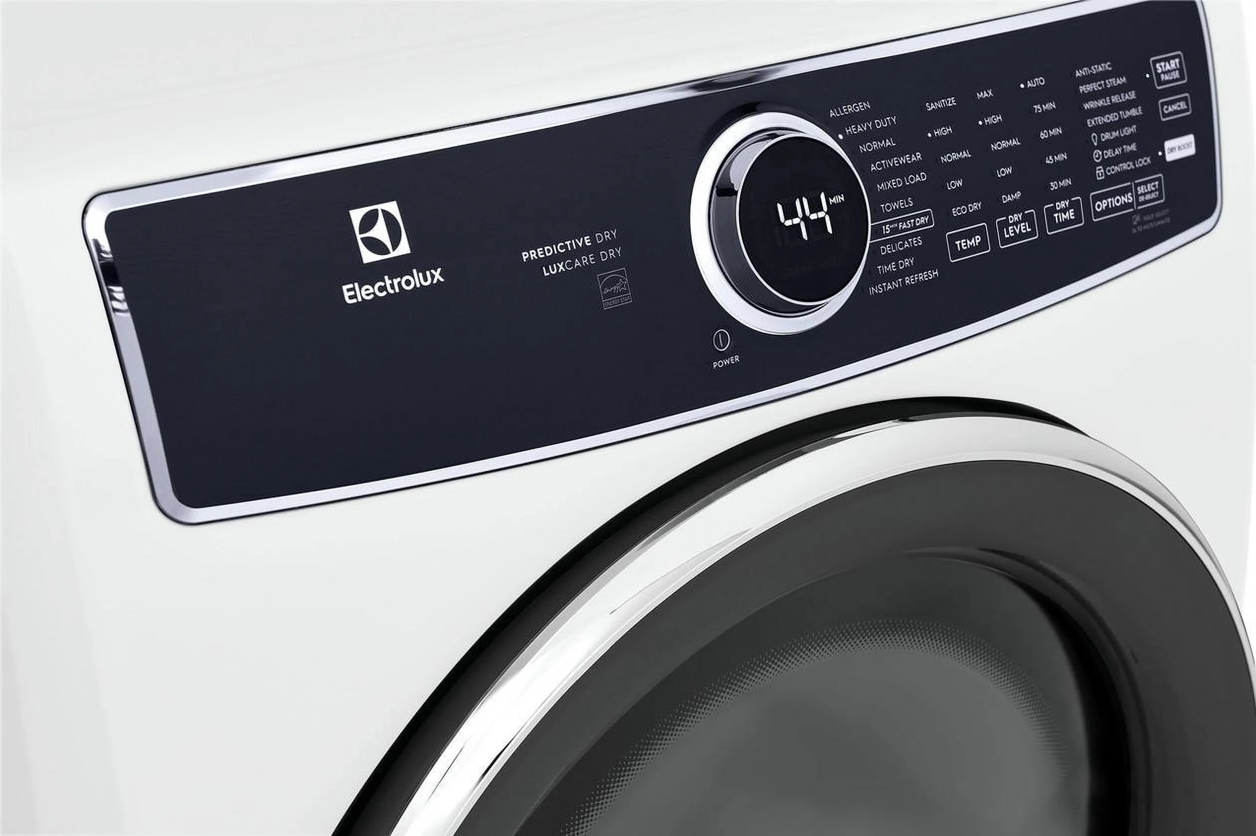 ELECTROLUX ELFG7537AW front load gas dryer