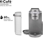 Restored Keurig KCK84NK K-Cafe C Single Serve K-Cup Pod Coffee, Latte and Cappuccino Maker, Nickel (Refurbished)