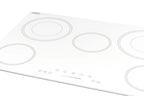 30" Wide 208-240V 5-Burner Radiant Cooktop, White
