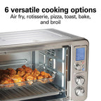 Hamilton Beach Sure-Crisp Digital Air Fryer Toaster Oven with Rotisserie - 9 x 12