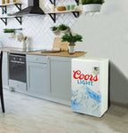Coors Light 3.2 cu ft (90L) Compact Fridge with Bottle Opener, 95 Quart Capacity, Portable for Snacks, Beverages, Beer, Dorm, Office, or RV