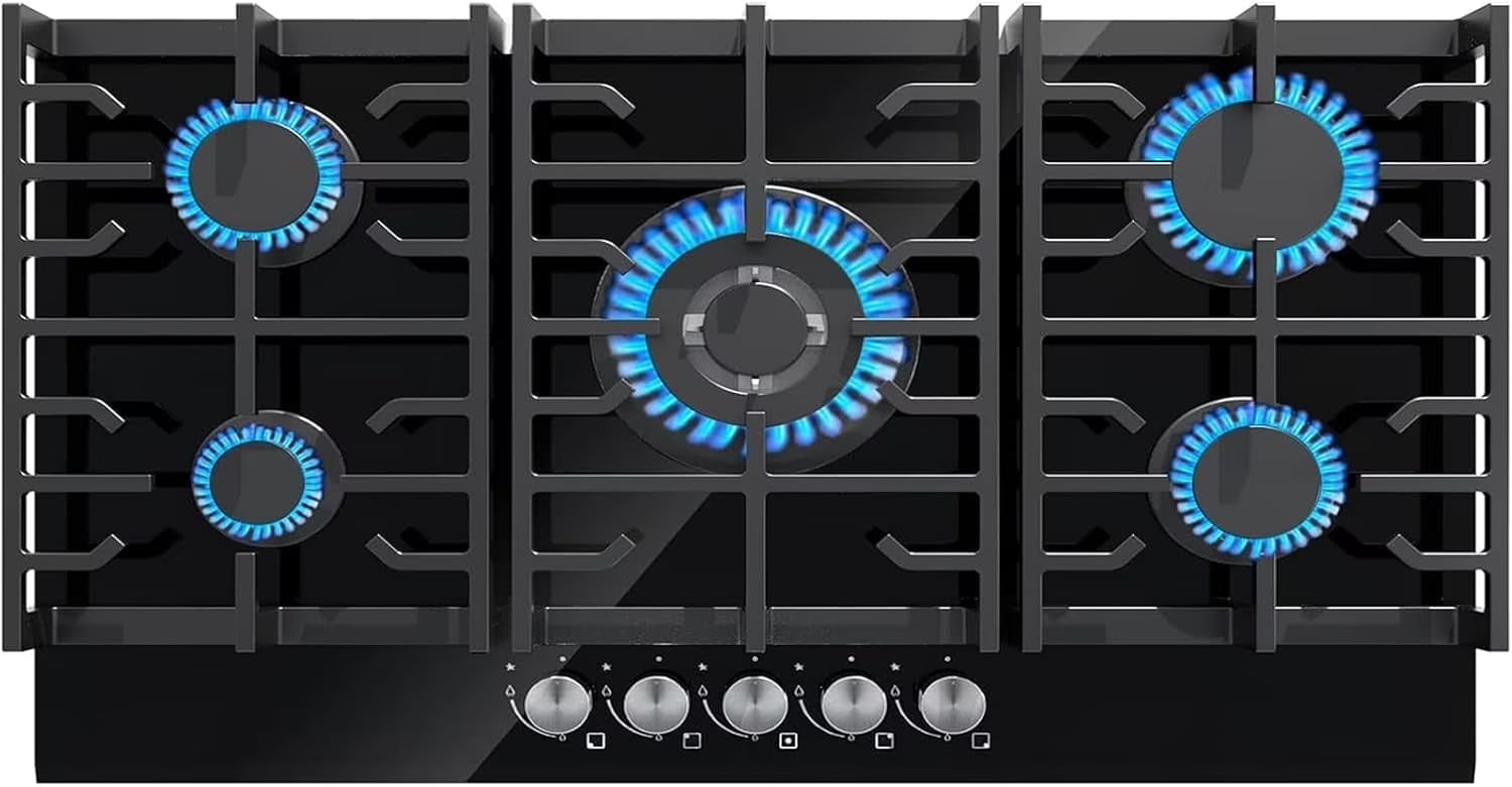Homtone 30 Inch Electric Cooktop 4 Burners Built-in Electric Stovetop -Timer & Child Safety Lock