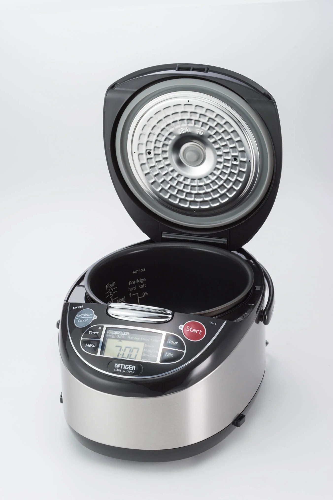 Tiger JAX-T10U-K 5.5-Cup (Uncooked) Rice Cooker and Warmer - Stainless Steel