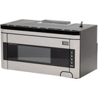 Sharp 1.5 Cu. Ft. 1000W Over-the-Range Microwave Oven with Concealed Control Panel in Stainless Steel