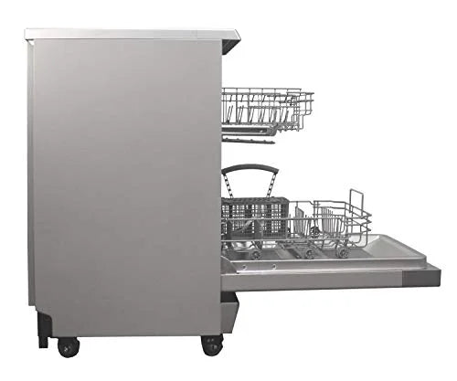 SPT 18�?Stainless Steel Portable Dishwasher with Faucet Adapter, 52 dB
