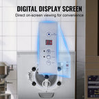 KFFKFF 20-25L/J Capacity Commercial Hard Farm Ice Cream Maker 1 Flavor Automatic Cleaning