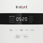 Instant 20-Cup Rice Cooker and Grain Multi-Cooker with 8 Cooking Presets and Carb Reducing Technology