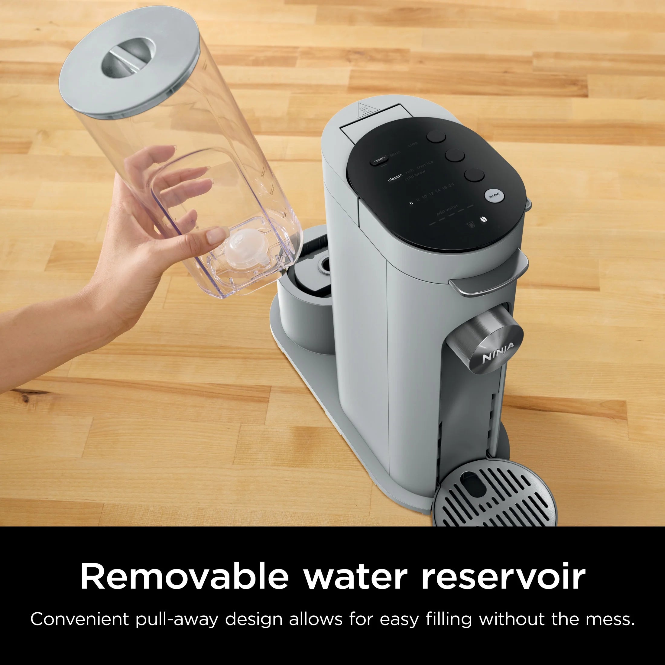 Ninja Single-Serve Pods & Grounds Hot and Iced Coffee Brewer with Rapid Cold Brew
