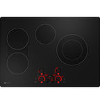 Ge Profile Pep7030 30" Wide 4 Burner Electric Cooktop - Black