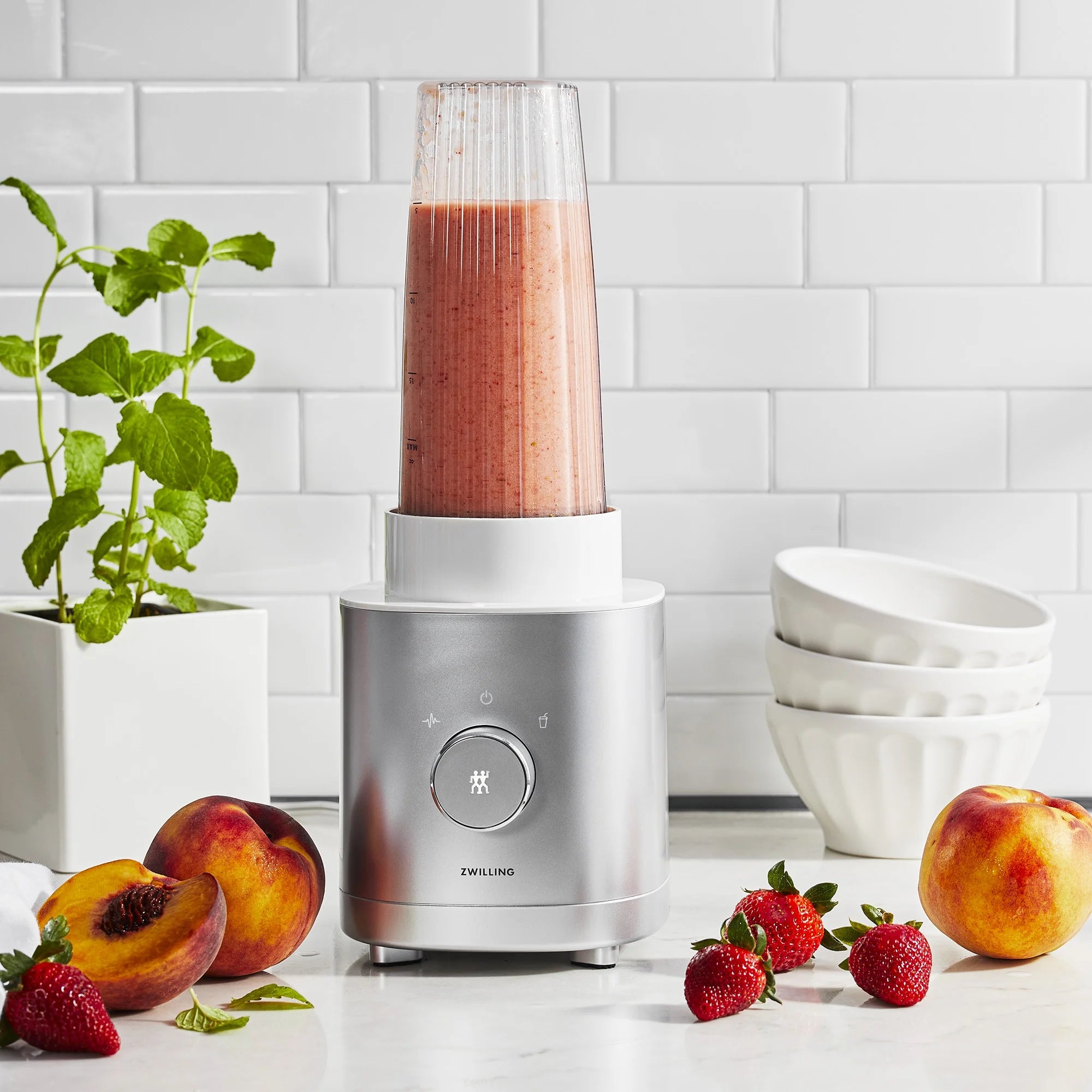 ZWILLING Enfinigy 20-oz. Personal Blender, Smoothie Blender, Silver