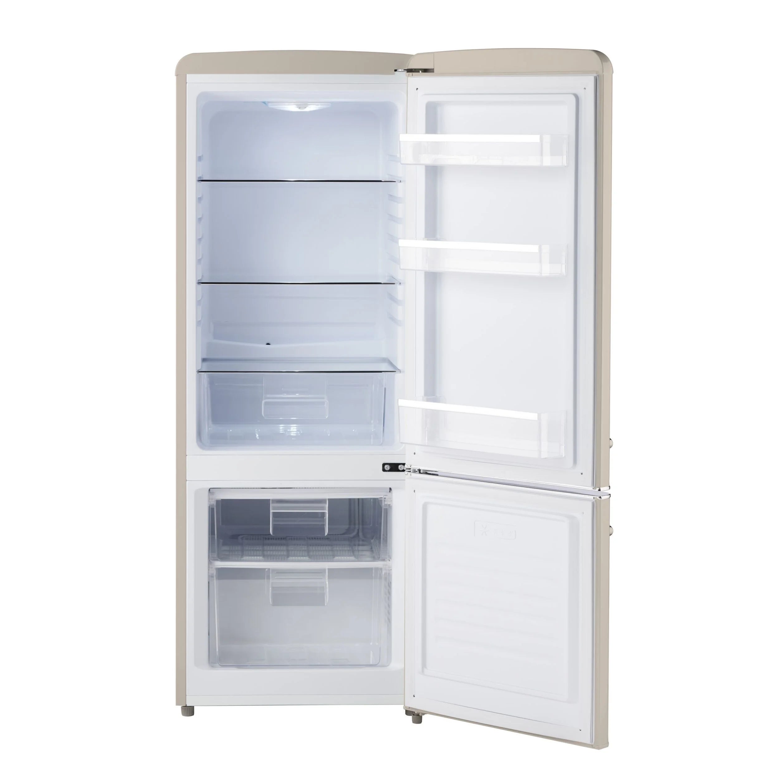 iio 7 cu. ft. Retro refrigerator with bottom freezer