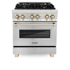 ZLINE KITCHEN AND BATH RAZ30CB professional gas range
