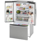 Kenmore 20.3 Cu. ft. Capacity Counter-Depth French Door Refrigerator and Freezer with Ice Maker, Stainless Steel