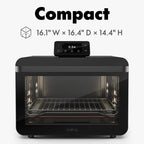 CHEF iQ MiniOven 25-Quart Countertop Oven with Touchscreen Controls - Black