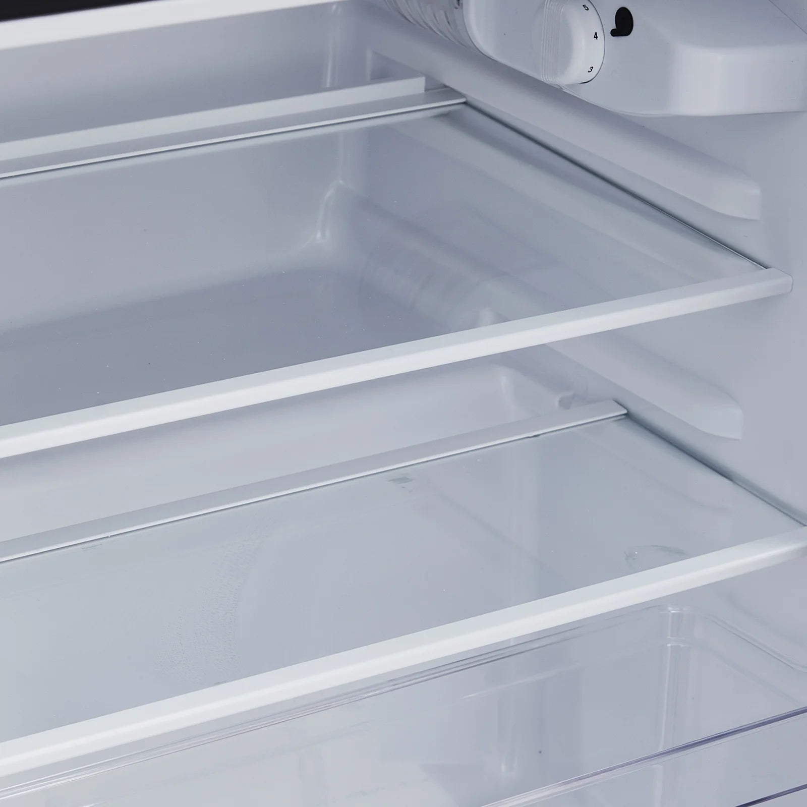M optimized 3.2 Cu. Ft Mini Fridge with Freezer, Small Refrigerators Double Door, 5 Adjustable Thermostat Settings, Compact Internal Freezer with Crisper Drawer for Apartment Dorm