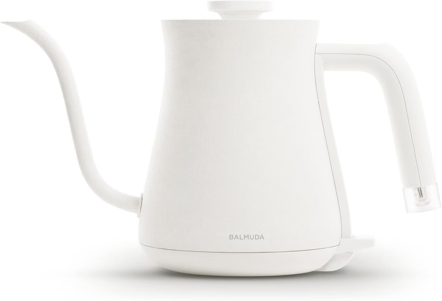 BALMUDA The Kettle | Electric Gooseneck Kettle | Lightweight | Stainless Steel | 0.6L (20fl oz) Capacity | Neon Light Indicator | Perfect for Tea and Coffee | US Version | Black