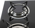 30"Gas Cooktop 5 Burners Gas Stove Cooktop NG Gas Stove Black for Kitchen