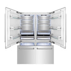 ZLINE KITCHEN AND BATH RBIVBS60 french door built in refrigerator