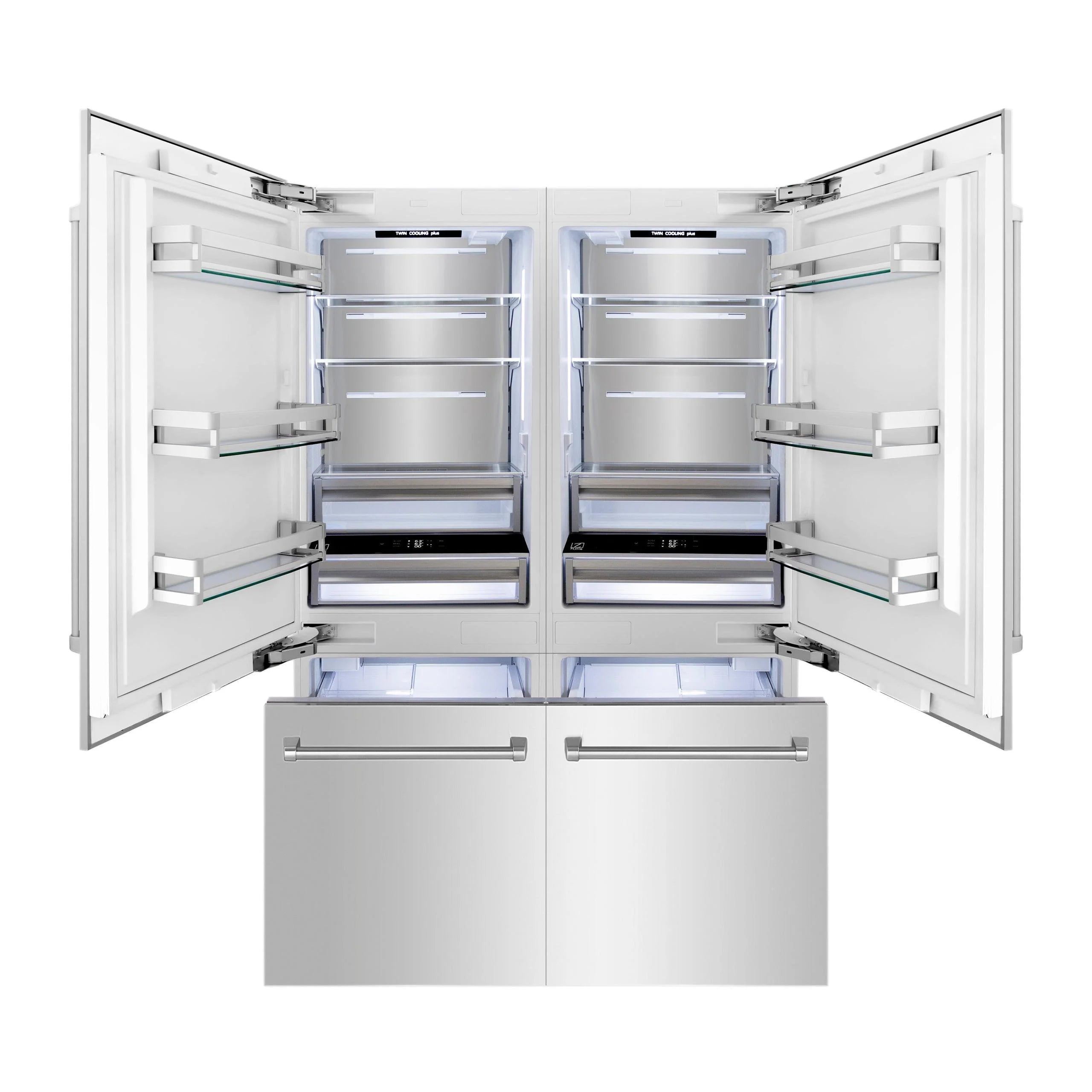 ZLINE KITCHEN AND BATH RBIVBS60 french door built in refrigerator