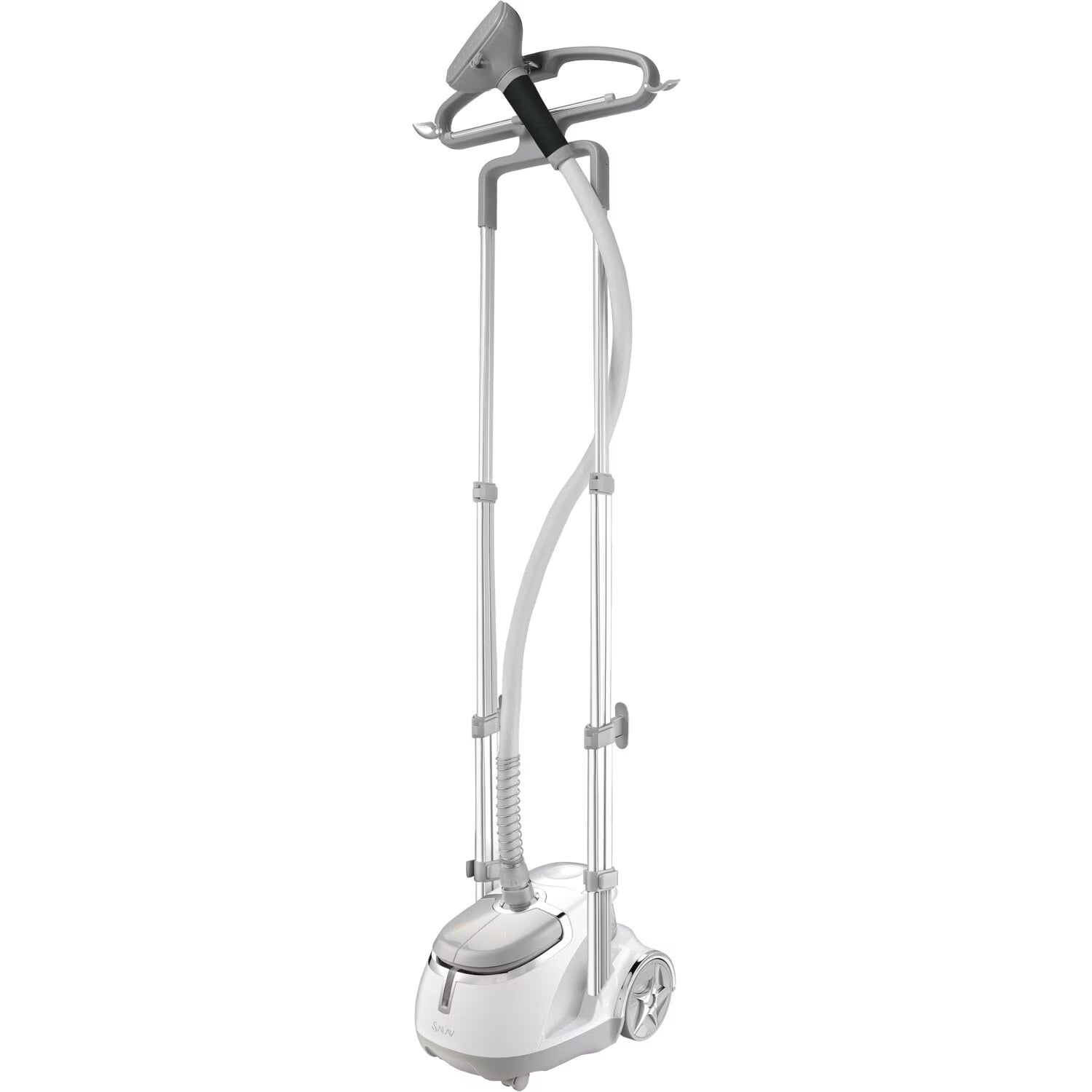 SALAV? GS45-DJ Professional Series Dual Bar Garment Steamer with Foot Pedals, Silver