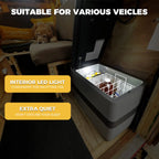 Setpower 12V Portable Refrigerator Freezer, 32 Quart Outdoor Fridge for Camping,Car Refrigerator,Electric Cooler for Truck, RV, Travel,3-Year Warranty