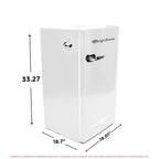 Frigidaire EFR376-C-PINK 3.2-Cu.-Ft. 65-Watt Retro Bar Fridge with Side Bottle Opener (Pink)