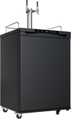 Edgestar Kc3000twin 24" Wide Freestanding Double Tap Kegerator - Stainless Steel