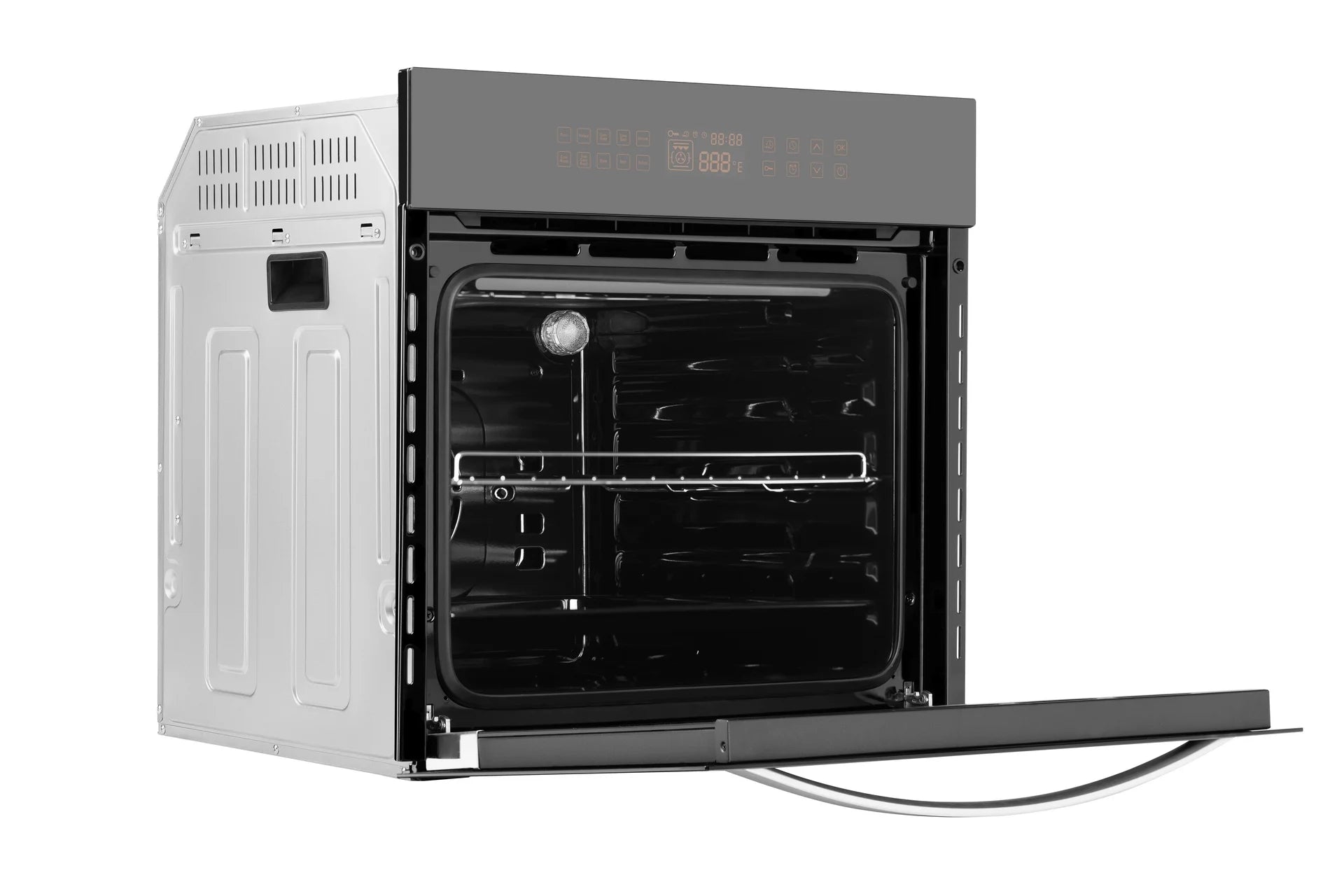 Empava 24 Inches Electric Built-in Convection Wall Oven with LED Display Touch in Stainless Steel