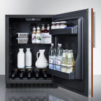 24" Wide Built-In All-Refrigerator, ADA Compliant (Panel Not Included), RHD