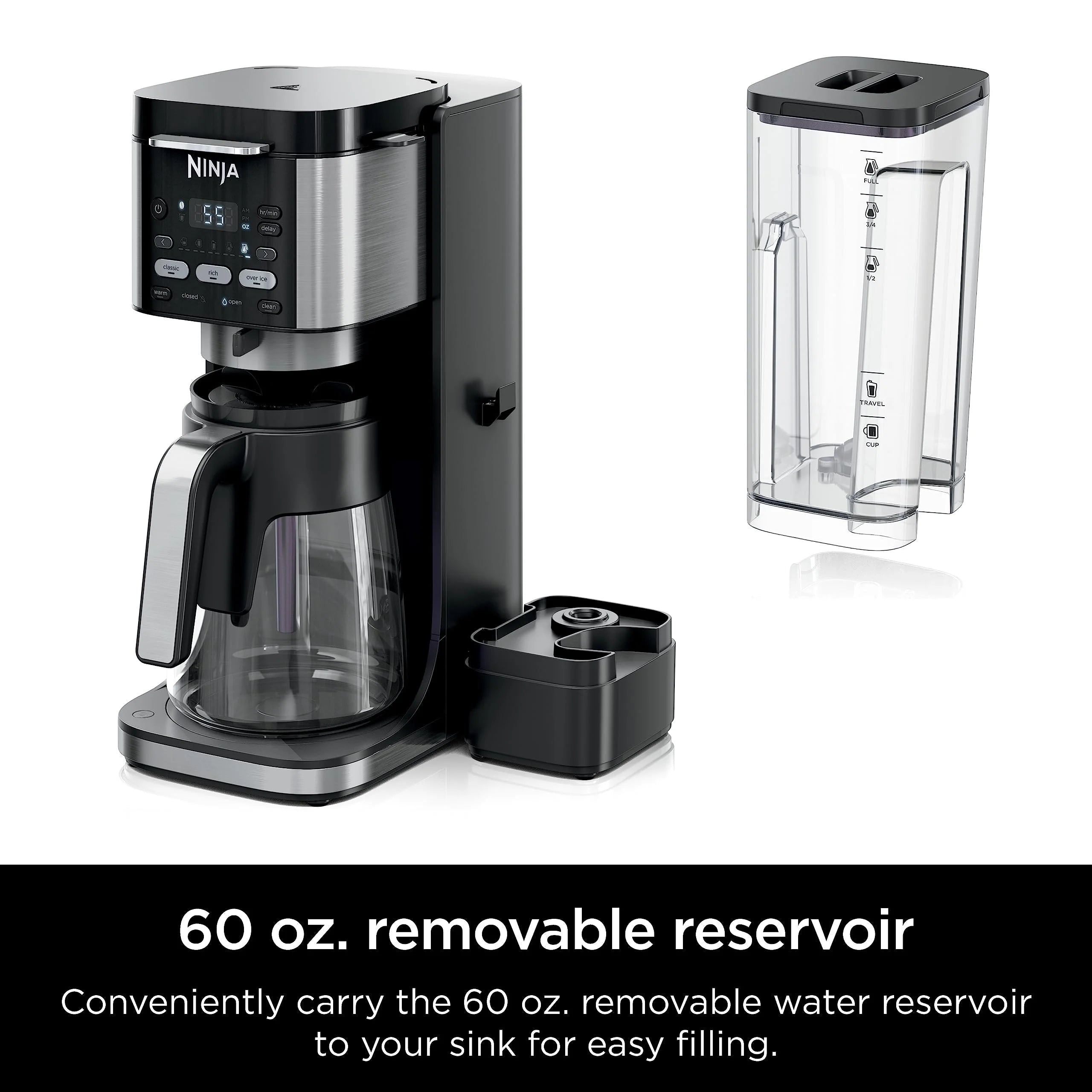 Ninja Drip Coffee Maker With K Cup Combo, DualBrew Pro Specialty Coffee System, Coffee Machine Compatible with K-Cup Pods, 12 Cup Single Serve Coffee Makers with Paper Filter, CFP301 Frother? F